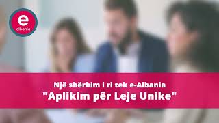 Aplikim për Leje Unike / Unique permit