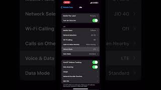 How to enable 5G on your iPhone | Jio and Airtel #shorts