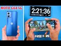 Moto G64 5g Free Fire Test | Moto G64 5g Gaming Test | Moto G64 5g FF Gameplay | Moto G64 5g FF