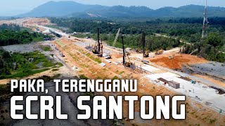 ECRL Paka, Terengganu: Jalan Santong | East Coast Rail Link (ECRL) | Laluan Rel Pantai Timur (ECRL)