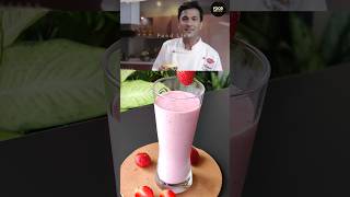 Masterchef Vikas Khanna's Strawberry 🍓 Milkshake Recipe #shorts