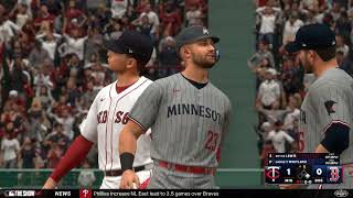 Game 155 - Minnesota Twins at Boston Red Sox - Hall of Fame Franchise - MLB The Show 24