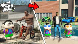 Franklin Shinchan And Pinchan Convert Their Poor Life To Rich Life In GTA 5