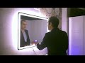 dress up with infrared motion sensor led mirror