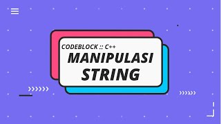 Manipulasi String