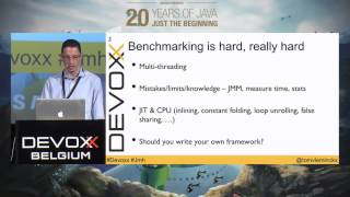 Hands-on with JMH, become a benchmarking expert in 30 minutes! by Tom Vleminckx