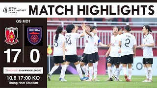 AFC WOMEN’S CHAMPIONS LEAGUE 2024/25 GS MD1 vs オリッサFCマッチハイライト