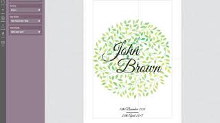 Creating an Order of Service with Funeral Hymn Sheets