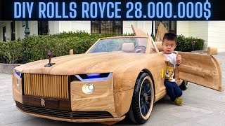 68 Days Build Rolls Royce Boat Tail For My Son