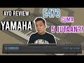 REVIEW Yamaha PSR E473 #yamahapsr #psr #e473