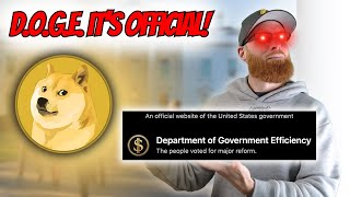 DOGE is Officially born. Department of Government Efficiency logo sends $DOGE price soaring.