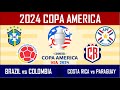 Prediction: BRAZIL vs COLOMBIA - COSTA RICA vs PARAGUAY - 2024 Copa America