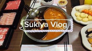 Sukiya for the first time !! 💖🥓🍖