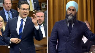 Pierre Poilievre, Jagmeet Singh question feds over affordability issues
