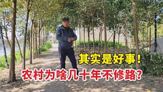 为什么农村不修路是好事？进村看看就明白了，越破越好！