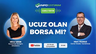 #CANLI UCUZ OLAN BORSA MI? Mert Yılmaz Yorumluyor | İnfo Yatırım