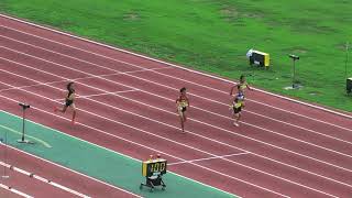 H29　千葉県ｼﾞｭﾆｱｵﾘﾝﾋﾟｯｸ最終選考　C女子100m　予選2組