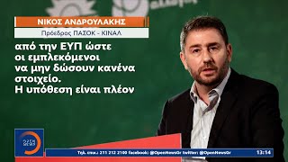 Νίκος Ανδρουλάκης: Προσφεύγει στη Δικαιοσύνη για την παρακολούθηση από την ΕΥΠ | Μεσημεριανό Δελτίο