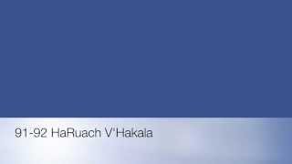 Shabbat Liturgy - HaRuach V'Hakala