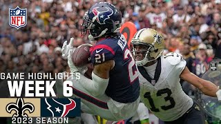 New Orleans Saints vs. Houston Texans Game Highlights | NFL 2023 Week 6