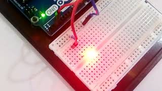 Learn Arduino Uno with PictoBlox. One LED blinking project