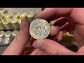 insane $1000 half dollar hunt multi silver rolls over half roll of silver half dollars found