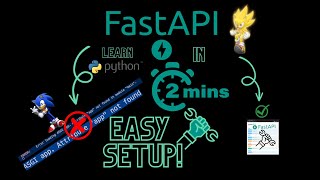 Python FastAPI Complete Set Up & Build IN 2 MINUTES [Fix UVICORN Error - ASGI app module main]