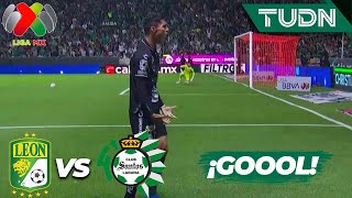 ¡PERO QUÉ GOLAZO! Fidel Ambriz saca BOMBAZO | León 2-0 Santos | Play In - AP2023 | TUDN
