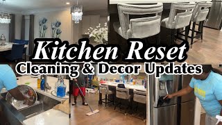 KITCHEN RESET|*NEW*DECOR, LIGHTING, \u0026 MORE|EXTREME CLEANING MOTIVATION|VONT