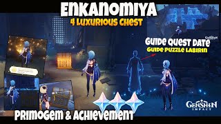 4 Luxurious Chest (part1) & Hidden Quest Date  ENKANOMIYA - Genshin Impact v2.4