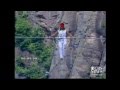 Chinese tightrope walker falls