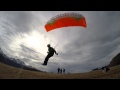 Paraglider Ground Handling Fun - Strong Wind