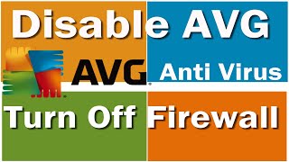 How to disable avg antivirus \u0026 how to turn off avg firewall 👌 | Expert Advice  |  eTechniz.com 👍