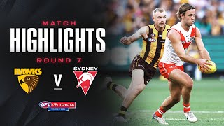 Hawthorn v Sydney Swans Highlights | Round 7, 2024 | AFL