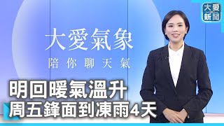 明回暖氣溫升 周五鋒面到凍雨4天｜大愛新聞 @DaaiWorldNews