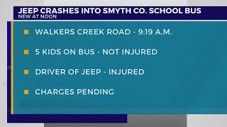 VSP: Charges pending after Smyth Co. school bus crash