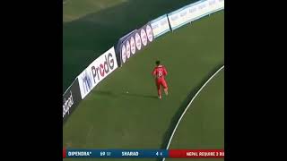 Nepal Vs Oman // Winning moment // Dependra Singh Airee