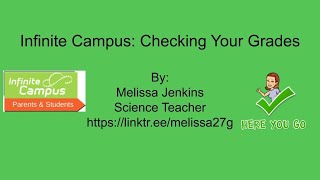 Checking Grades in Infinite Campus