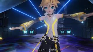 【Project DIVA Arcade】右肩の蝶 ～鏡音レン アペンド～ 镜音连 Kagamine Len 鏡音レン（かがみね レン）连君 弟弟 连殿 二次元PV @Vocaloid Video