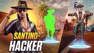 SANTINO TELEPORT MAKES YOU A "HACKER" SOLO VS SQUAD NEW GAMEPLAY | GARENA FREE FIRE