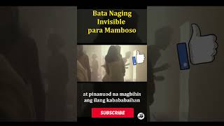 bata naging invisible para mamboso sa school | tagalogmovierecap