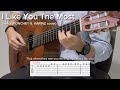 I Like You The Most by PONCHET ft. VARINZ (English cover by SHAD) (EASY Guitar Tab)