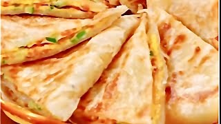 3 Quick \u0026 Easy Breakfast Recipes-Super Scallion Pancakes🥞 #easybreakfast,#homemaderecipe