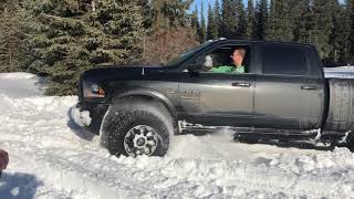 2017 power wagon in the snow.