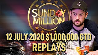 Sunday Million $109 7tHEcROw7 | justcrucial | Broose51 Final Table Poker Replays