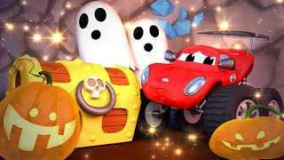 Monster Město -  Halloween: Jeskyně plná krystalů | Monster truck animáky