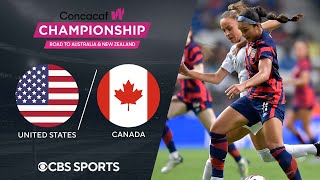 United States vs. Canada: Extended Highlights | CONCACAF W Championship | CBS Sports Attacking Third