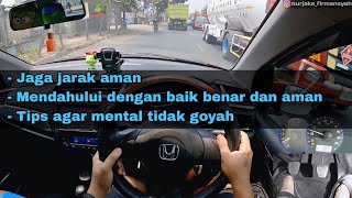 BANYAK TRUCK BESAR ‼️Tutorial Mobil Manual Mengemudi Dijalan Raya Yang Banyak Kendaraan Besar