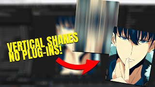 VERTICAL SHAKE WITHOUT PLUG-INS TUTORIAL | After Effects