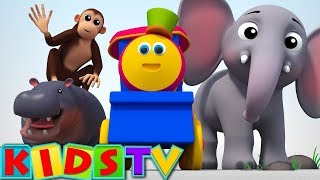 Alphabets animals video | ABC Song For Kids And Children | animals phonics song | bob the train